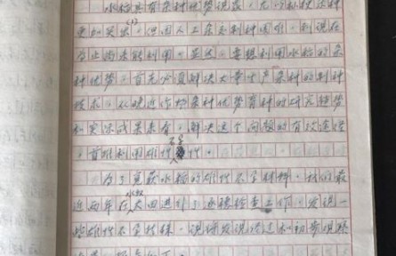 袁隆平論文的原始手稿寫了啥？