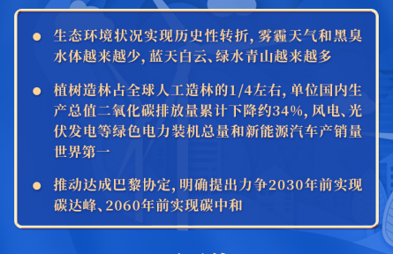 這十年，看中國(guó)經(jīng)濟(jì)和生態(tài)文明領(lǐng)域非凡成就