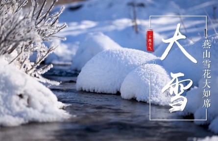 大雪，燕山雪花大如席