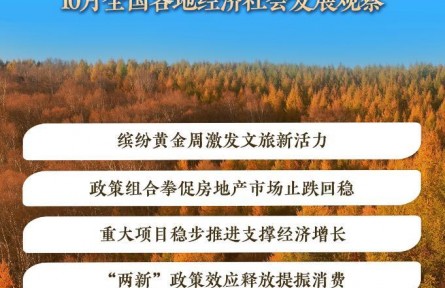金秋共繪奮進(jìn)新圖景——10月全國各地經(jīng)濟(jì)社會(huì)發(fā)展觀察